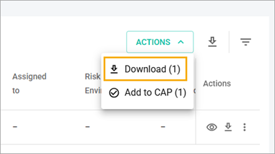 Download Selected button